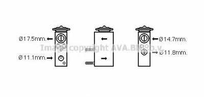 AVA QUALITY COOLING fd1462 -  Расширительный клапан, кондиционер